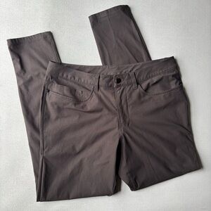 LULULEMON | Black ABC Slim-Fit 5 Pocket Warpstreme Technical Pant | Size 32